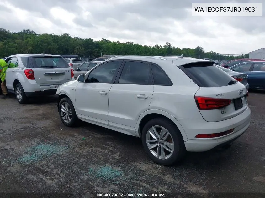 WA1ECCFS7JR019031 2018 Audi Q3 2.0T Premium/2.0T Sport Premium