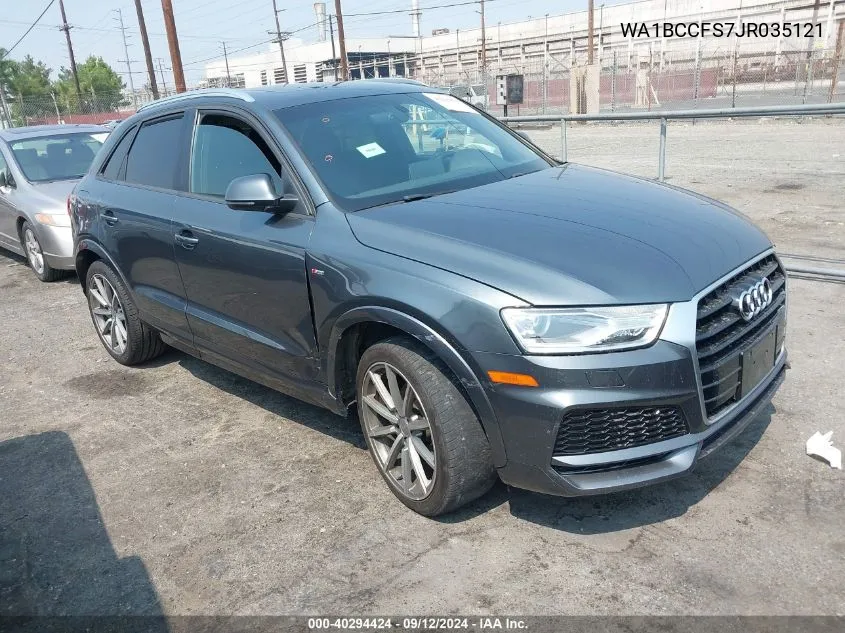 WA1BCCFS7JR035121 2018 Audi Q3 Premium