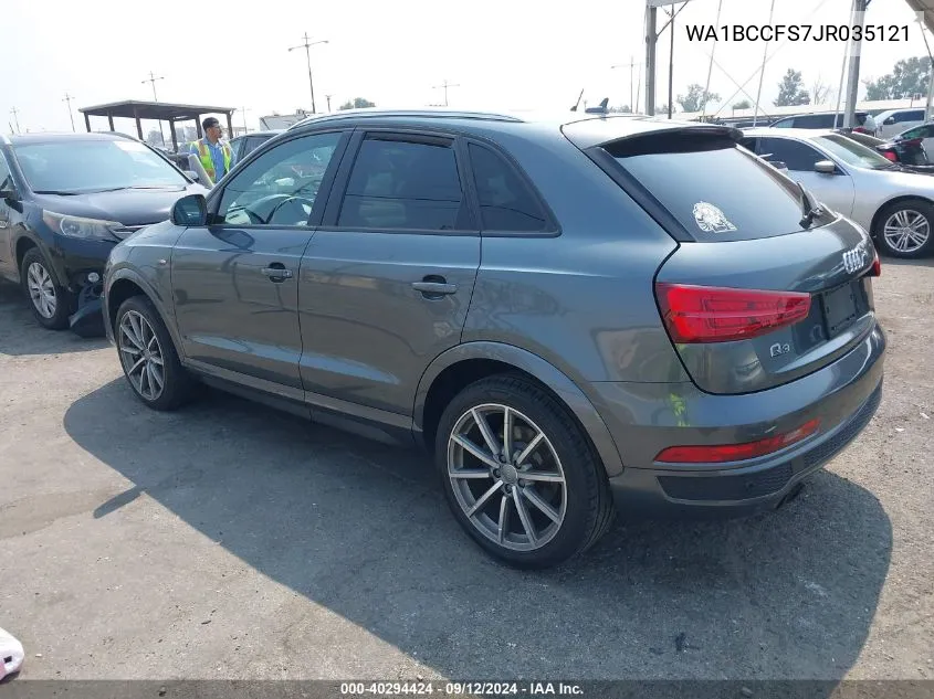 WA1BCCFS7JR035121 2018 Audi Q3 Premium