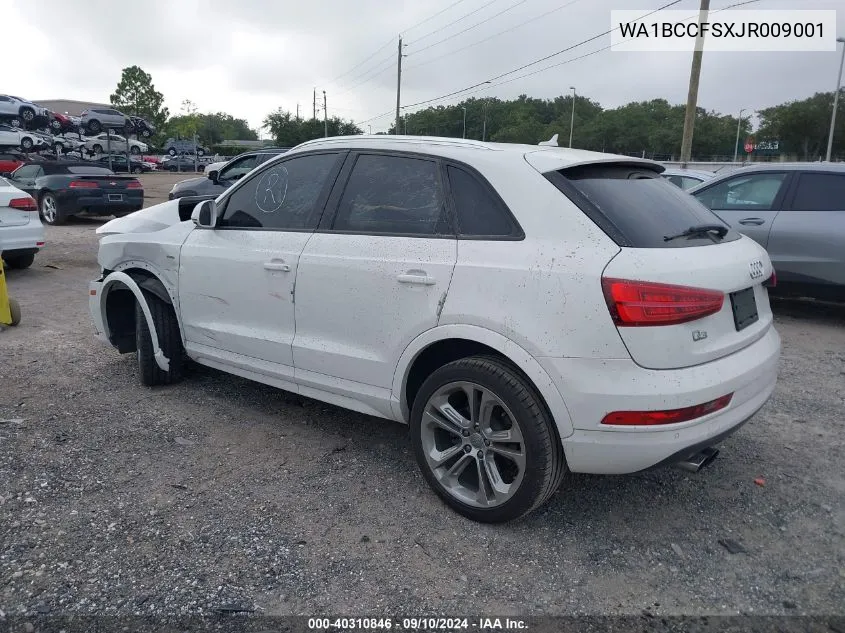 WA1BCCFSXJR009001 2018 Audi Q3 Premium