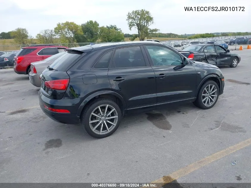 WA1ECCFS2JR010172 2018 Audi Q3 2.0T Premium/2.0T Sport Premium