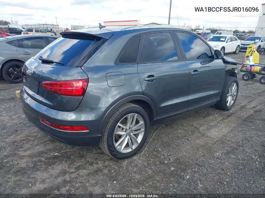 WA1BCCFS5JR016096 2018 Audi Q3 2.0T Premium/2.0T Sport Premium