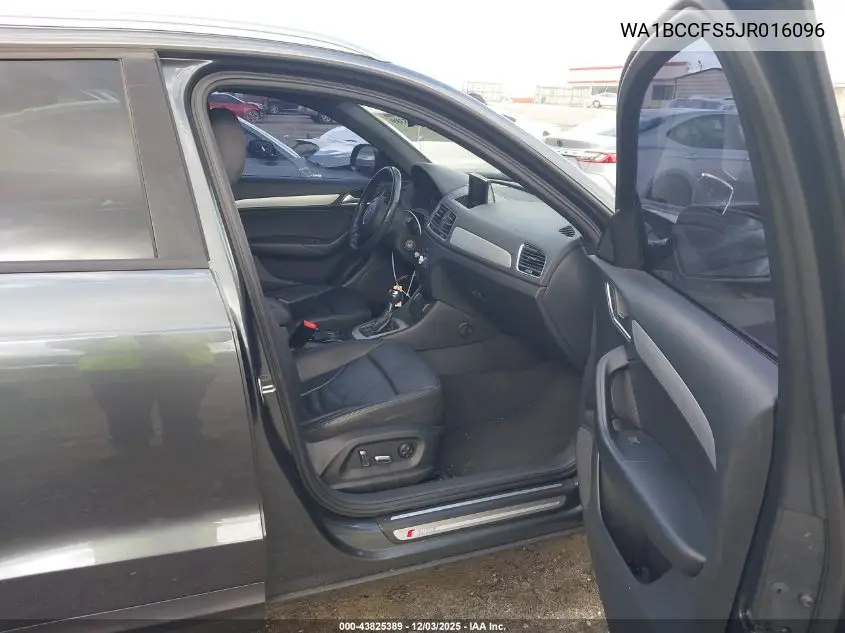 WA1BCCFS5JR016096 2018 Audi Q3 2.0T Premium/2.0T Sport Premium