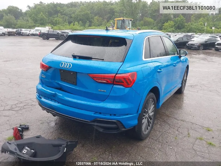 WA1EECF38L1101080 2020 Audi Q3 Premium Plus S-Line