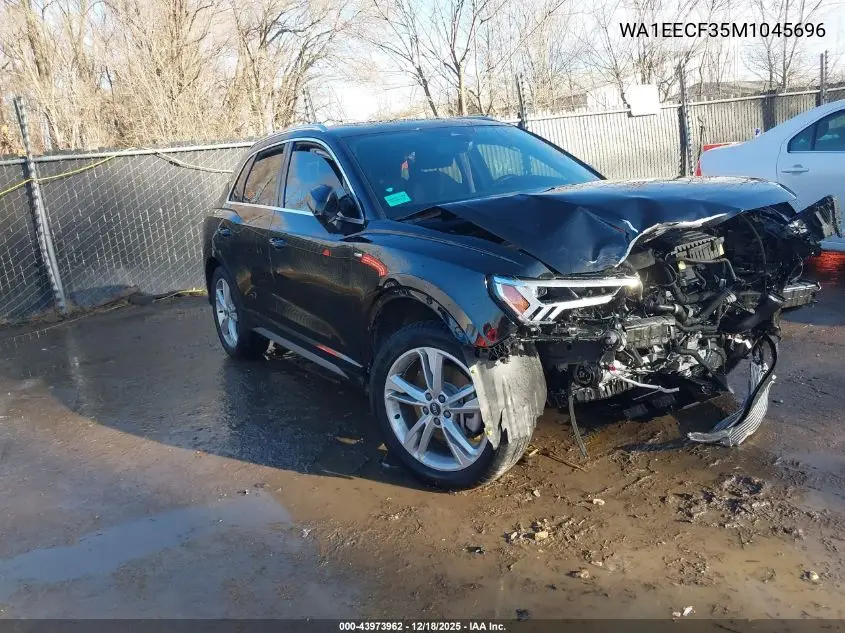 WA1EECF35M1045696 2021 Audi Q3 Premium Plus 45 Tfsi S Line Quattro Tiptronic