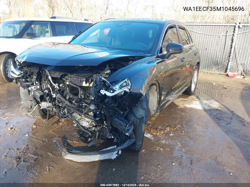 WA1EECF35M1045696 2021 Audi Q3 Premium Plus 45 Tfsi S Line Quattro Tiptronic