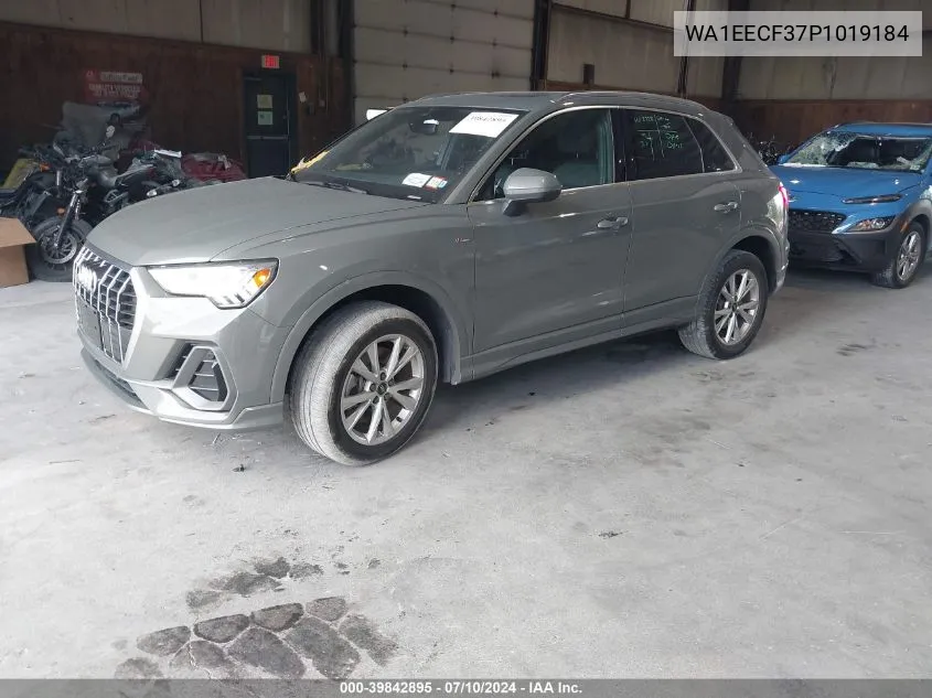 2023 Audi Q3 Premium Plus 45 Tfsi S Line Quattro Tiptronic VIN: WA1EECF37P1019184 Lot: 39842895