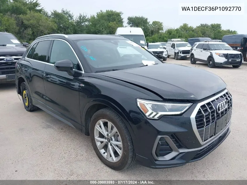 WA1DECF36P1092770 2023 Audi Q3 Premium S Line 45