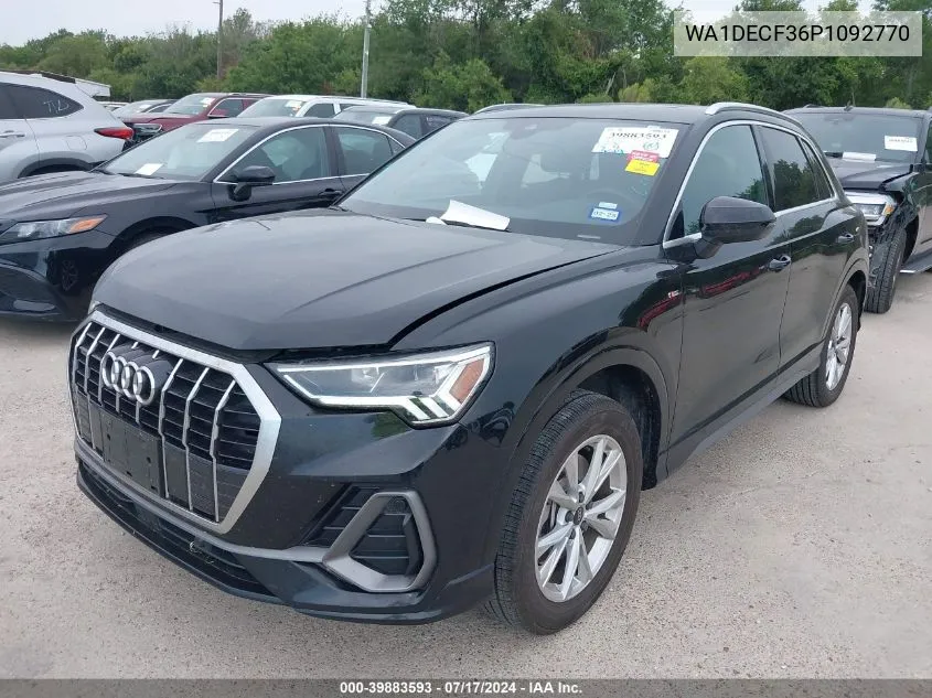 WA1DECF36P1092770 2023 Audi Q3 Premium S Line 45