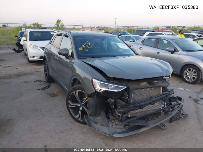 WA1EECF3XP1035380 2023 Audi Q3 Premium Plus 45 Tfsi S Line Quattro Tiptronic