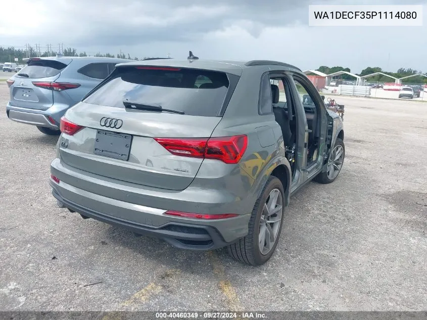 WA1DECF35P1114080 2023 Audi Q3 Premium 45 Tfsi S Line Quattro Tiptronic