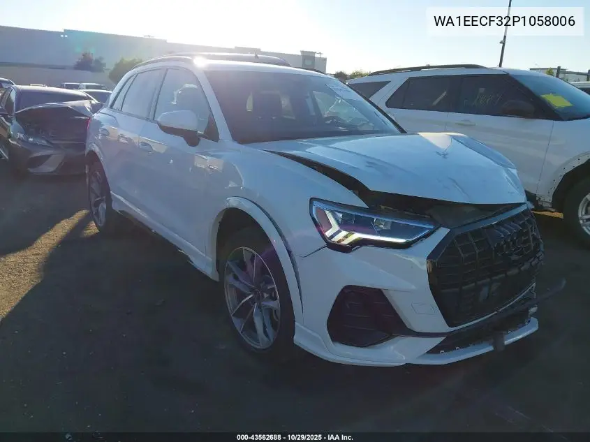 WA1EECF32P1058006 2023 Audi Q3 Premium Plus 45 Tfsi S Line Quattro Tiptronic