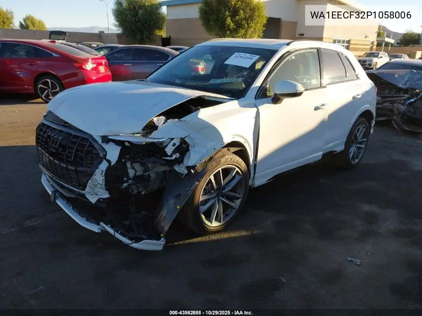 WA1EECF32P1058006 2023 Audi Q3 Premium Plus 45 Tfsi S Line Quattro Tiptronic