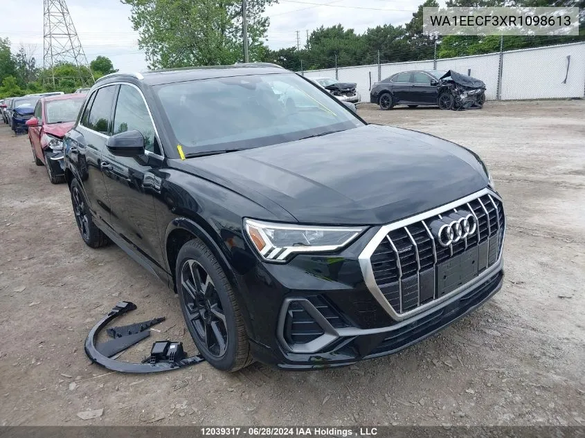 WA1EECF3XR1098613 2024 Audi Q3