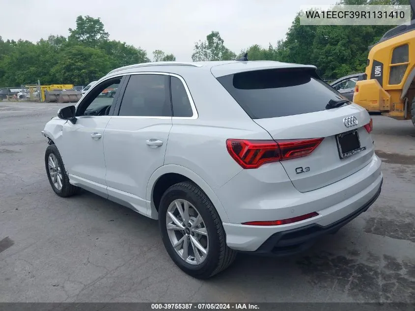 2024 Audi Q3 Premium Plus 45 Tfsi S Line Quattro Tiptronic VIN: WA1EECF39R1131410 Lot: 39755387