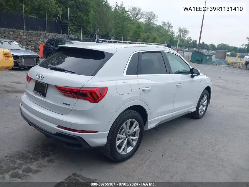 2024 Audi Q3 Premium Plus 45 Tfsi S Line Quattro Tiptronic VIN: WA1EECF39R1131410 Lot: 39755387