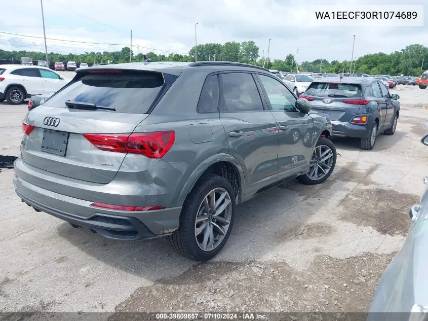 2024 Audi Q3 Premium Plus S Line 45 VIN: WA1EECF30R1074689 Lot: 39809857