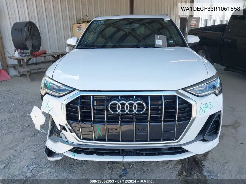 WA1DECF33R1061558 2024 Audi Q3 Premium 45 Tfsi S Line Quattro Tiptronic