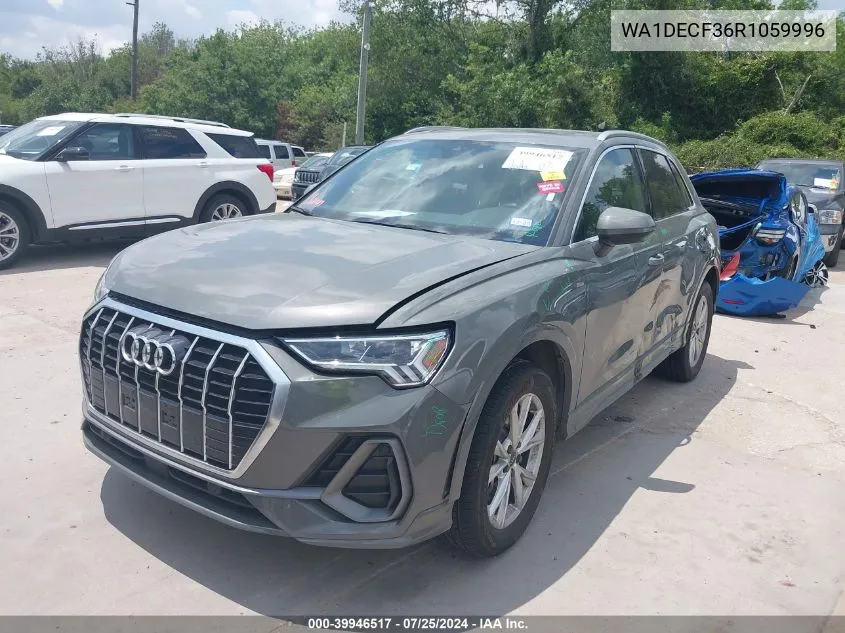 2024 Audi Q3 Premium S Line 45 VIN: WA1DECF36R1059996 Lot: 39946517