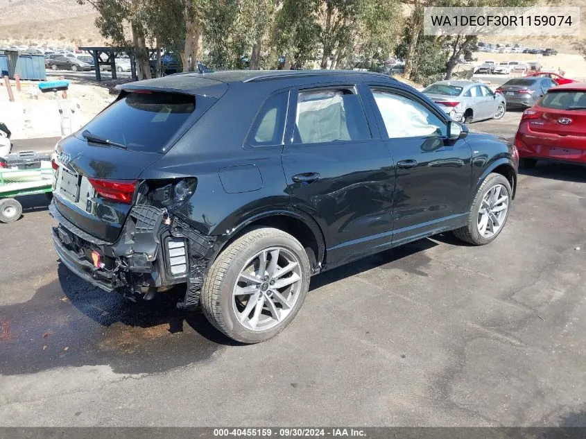 WA1DECF30R1159074 2024 Audi Q3 Premium 45 Tfsi S Line Quattro Tiptronic