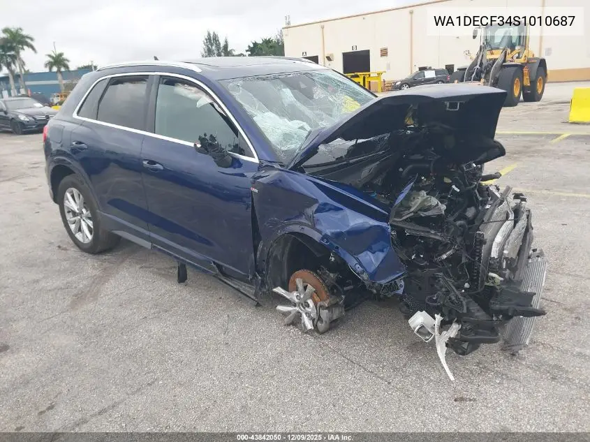 WA1DECF34S1010687 2025 Audi Q3 Premium 45 Tfsi S Line Quattro Tiptronic