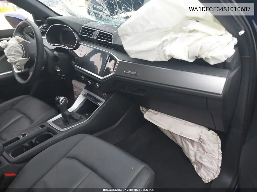 WA1DECF34S1010687 2025 Audi Q3 Premium 45 Tfsi S Line Quattro Tiptronic