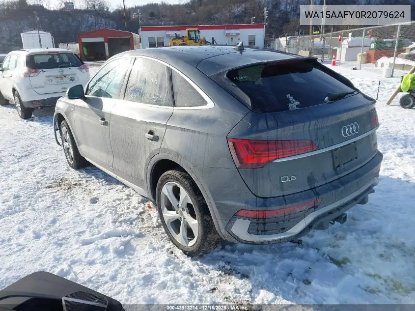 WA15AAFY0R2079624 2024 Audi Q5 Sportback Premium Plus 45 Tfsi S Line Quattro S Tronic