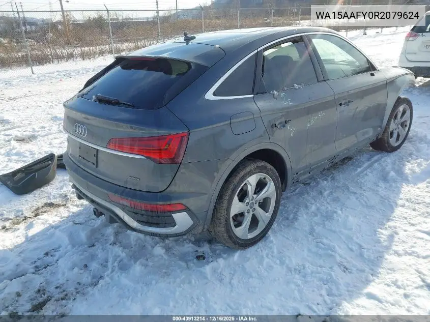 WA15AAFY0R2079624 2024 Audi Q5 Sportback Premium Plus 45 Tfsi S Line Quattro S Tronic