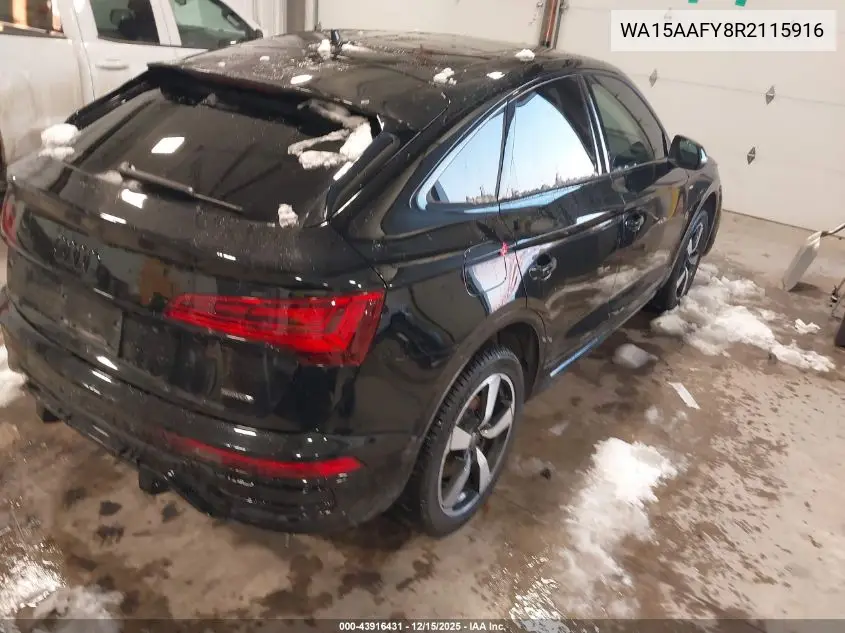 WA15AAFY8R2115916 2024 Audi Q5 Sportback Premium Plus 45 Tfsi S Line Quattro S Tronic