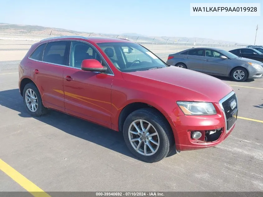 2010 Audi Q5 3.2 Premium VIN: WA1LKAFP9AA019928 Lot: 39840692