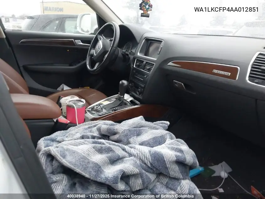WA1LKCFP4AA012851 2010 Audi Q5 Premium Plus