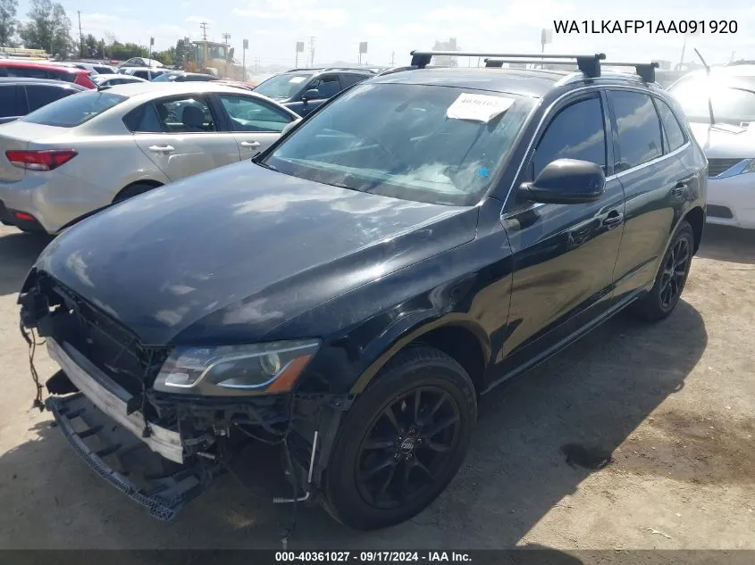 WA1LKAFP1AA091920 2010 Audi Q5 3.2 Premium