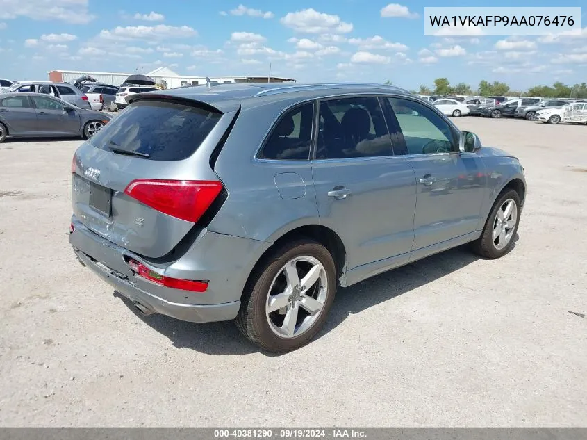 2010 Audi Q5 3.2 Premium VIN: WA1VKAFP9AA076476 Lot: 40381290