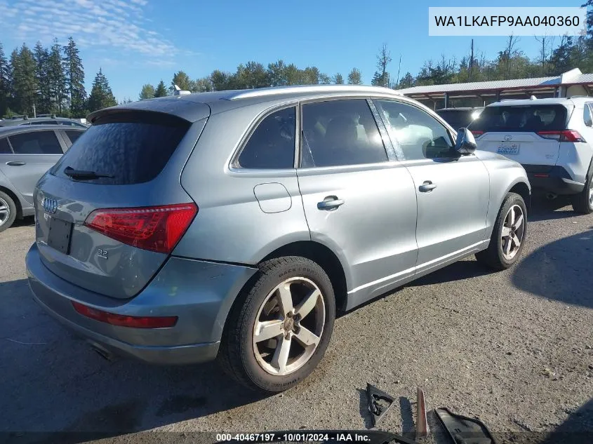 WA1LKAFP9AA040360 2010 Audi Q5 Premium Plus