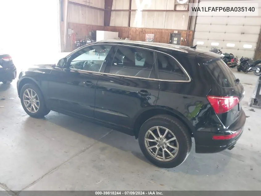 WA1LFAFP6BA035140 2011 Audi Q5 2.0T Premium