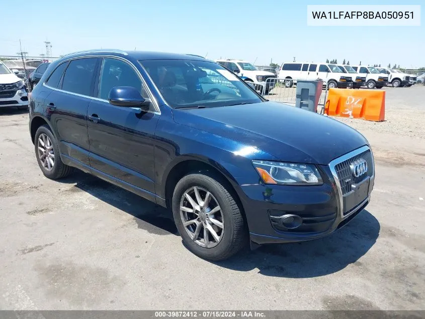 WA1LFAFP8BA050951 2011 Audi Q5 2.0T Premium