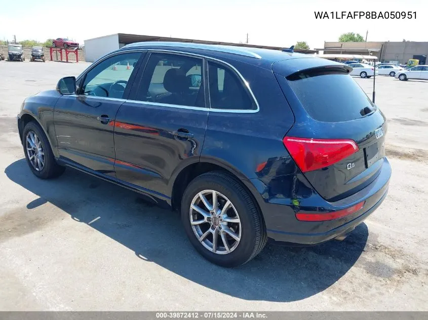 WA1LFAFP8BA050951 2011 Audi Q5 2.0T Premium