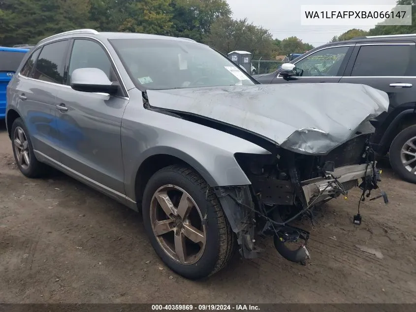 WA1LFAFPXBA066147 2011 Audi Q5 2.0T Premium