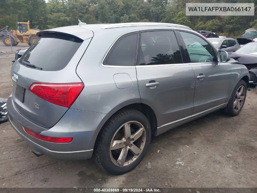 2011 Audi Q5 2.0T Premium VIN: WA1LFAFPXBA066147 Lot: 40359869