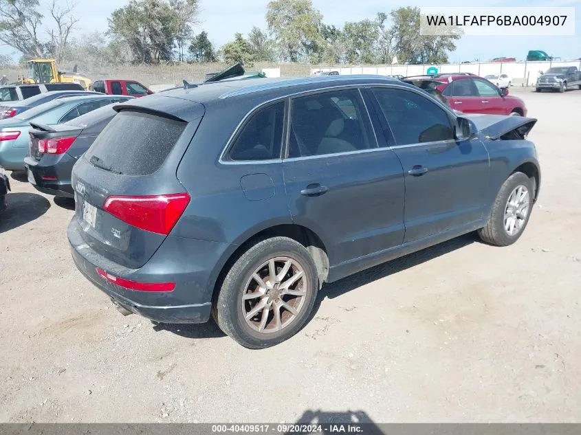 2011 Audi Q5 2.0T Premium VIN: WA1LFAFP6BA004907 Lot: 40409517