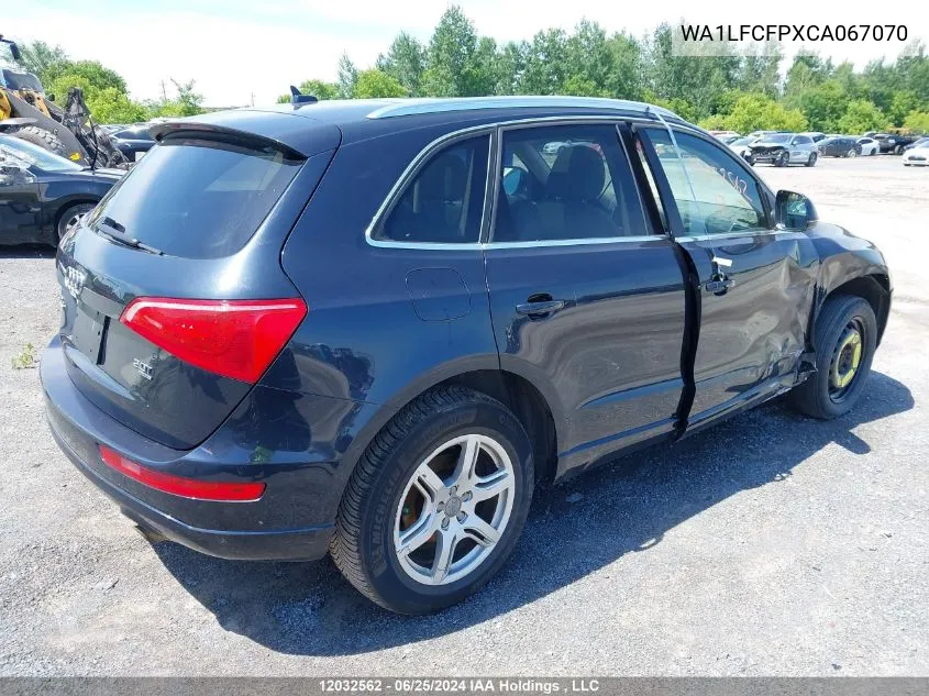 WA1LFCFPXCA067070 2012 Audi Q5