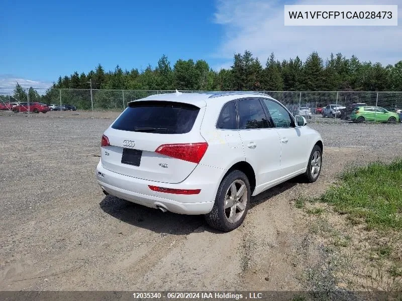 WA1VFCFP1CA028473 2012 Audi Q5 Prestige