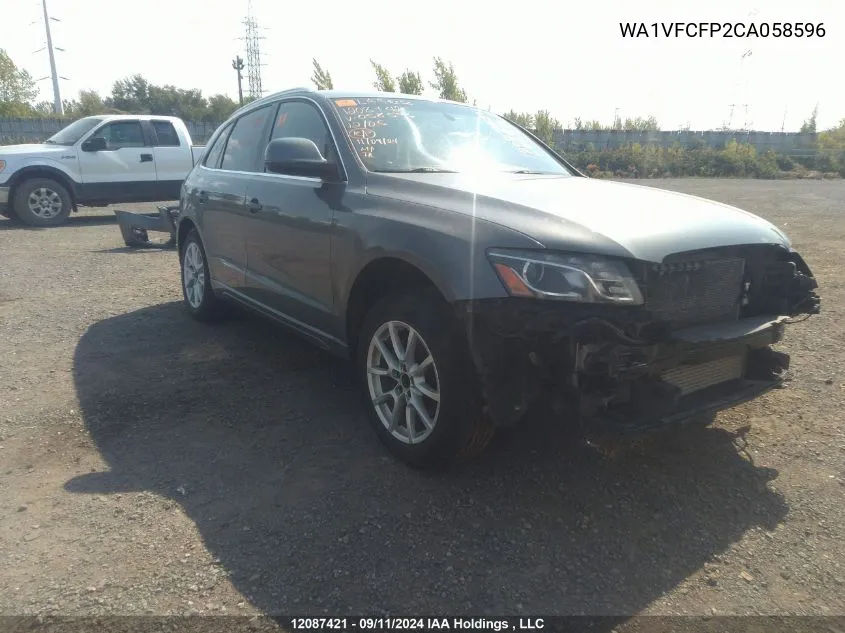 WA1VFCFP2CA058596 2012 Audi Q5 Prestige