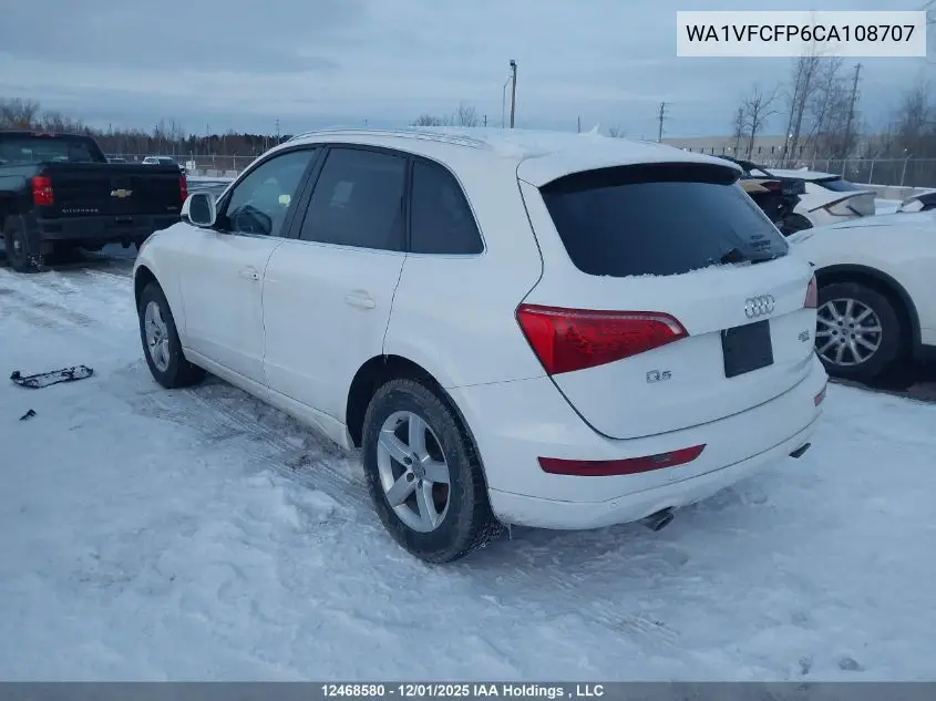 WA1VFCFP6CA108707 2012 Audi Q5 Prestige