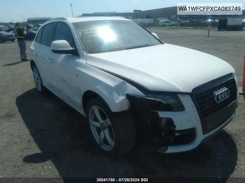 2012 Audi Q5 Prestige VIN: WA1WFCFPXCA083749 Lot: 30041780