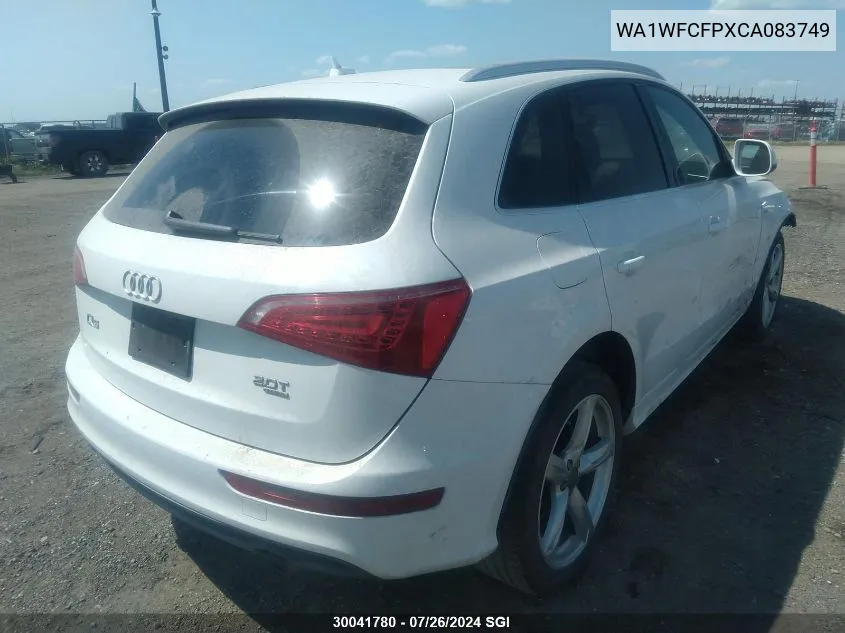 2012 Audi Q5 Prestige VIN: WA1WFCFPXCA083749 Lot: 30041780