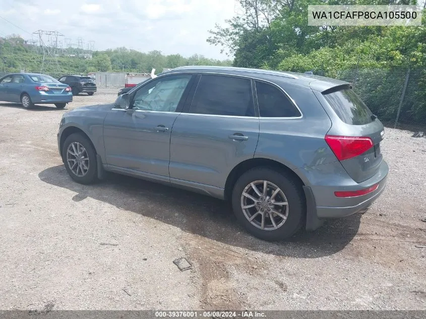 WA1CFAFP8CA105500 2012 Audi Q5 2.0T Premium