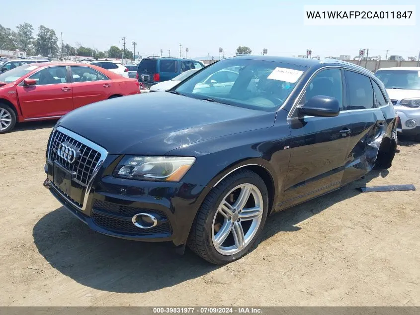 WA1WKAFP2CA011847 2012 Audi Q5 3.2 Premium