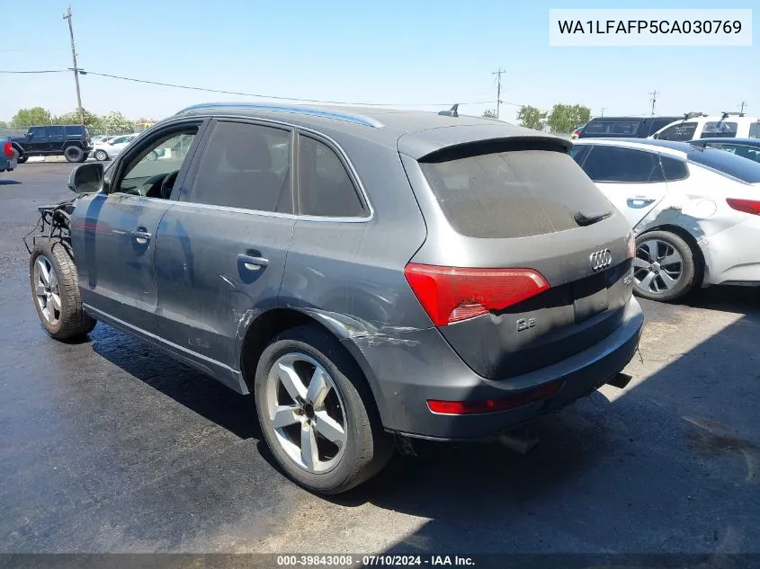 2012 Audi Q5 2.0T Premium VIN: WA1LFAFP5CA030769 Lot: 39843008