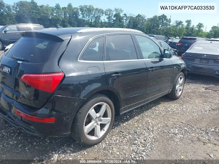 2012 Audi Q5 Premium Plus VIN: WA1DKAFP7CA033530 Lot: 39866454